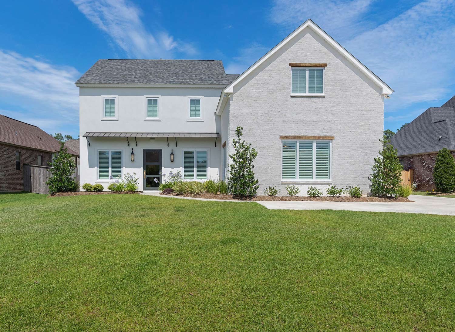 Exterior of a custom home by Hurley Homes LLC in Louisiana