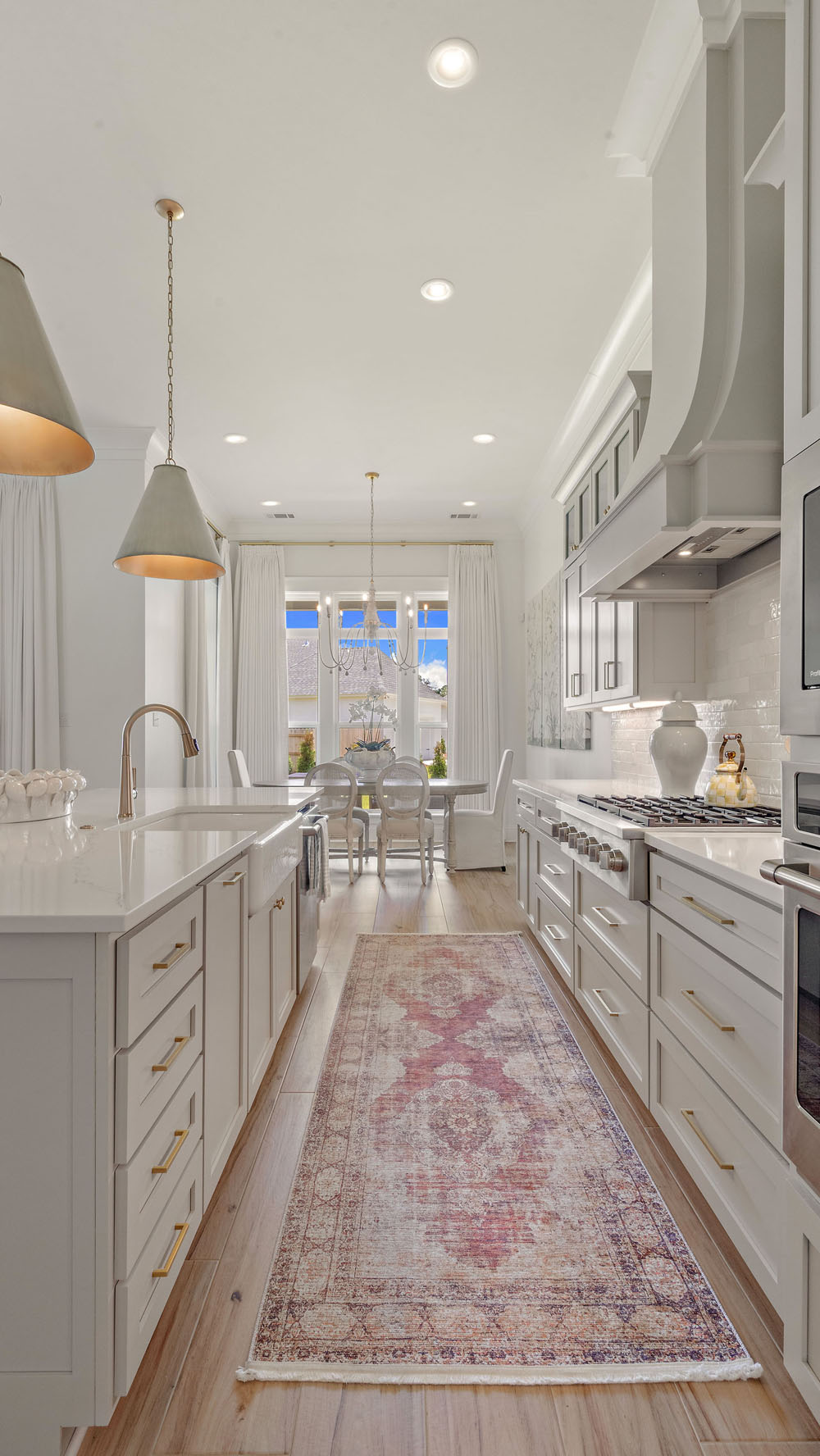 Kitchen in a custom home in Louisiana by Hurley Homes LLC