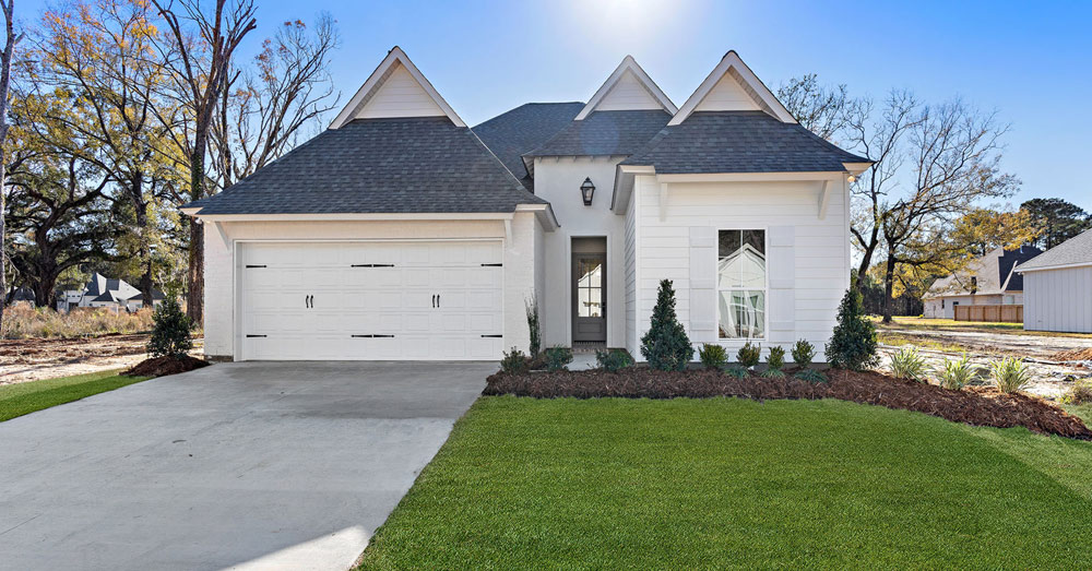 Exterior of a custom home in Louisiana by Hurley Homes LLC